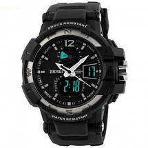 Спортивні чоловічі годинники Skmei(Скмей) 1040 Black, фото 2