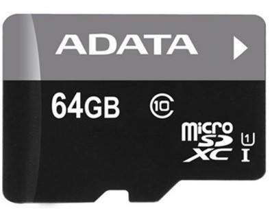 Micro SD 64GB/10 class Adata, фото 2