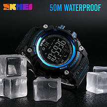 Спортивні годинник Smart !Skmei Smart Watcht 1227 Blue, фото 3