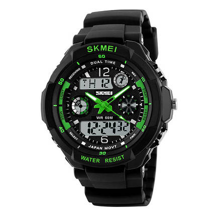 Спортивні годинник Skmei 0931 S-SHOCK Green, фото 2