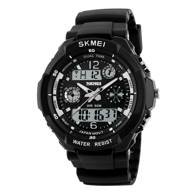 Спортивні годинник Skmei (Скмей) 0931 S-SHOCK Black