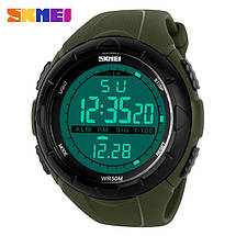 • Гарантія! Skmei(Скмей) 1025 Dive Green / Спортивні чоловічі годинники !, фото 2