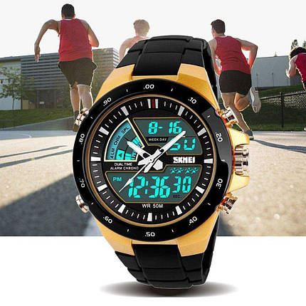 Спортивні годинник (Скмей) 1016 SHARK Gold, фото 2