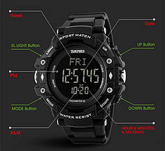 Спортивні годинник Skmei (Скмей) 1180 Pulse, фото 3