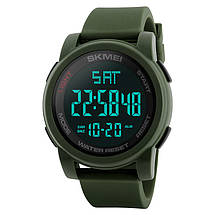 Спортивні чоловічі годинники Skmei(Скмей) 1257 Army Green, фото 3