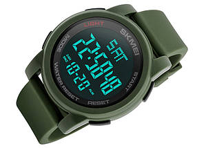 Спортивні чоловічі годинники Skmei(Скмей) 1257 Army Green, фото 2