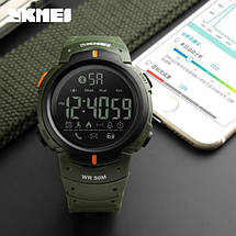 Спортивні чоловічі годинники Skmei(Скмей) 1301 Army green, фото 3