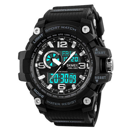 Спортивні годинник Skmei(Скмей) 1283 Disel Black, фото 2