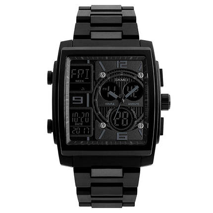 ОРИГІНАЛЬНІ СПОРТИВНІ ЧОЛОВІЧІ ГОДИННИКИ SKMEI (СКМЕЙ) Durable 1274 BLACK, фото 2