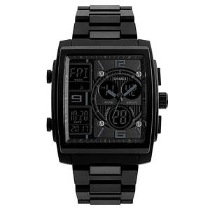 ОРИГІНАЛЬНІ СПОРТИВНІ МУЖскі ГОДИ SKMEI (СКМЕЙ) Durable 1274 BLACK