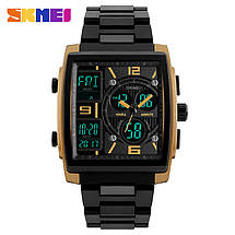 ОРИГІНАЛЬНІ СПОРТИВНІ ЧОЛОВІЧІ ГОДИННИКИ SKMEI (СКМЕЙ) Durable 1274 Gold, фото 3