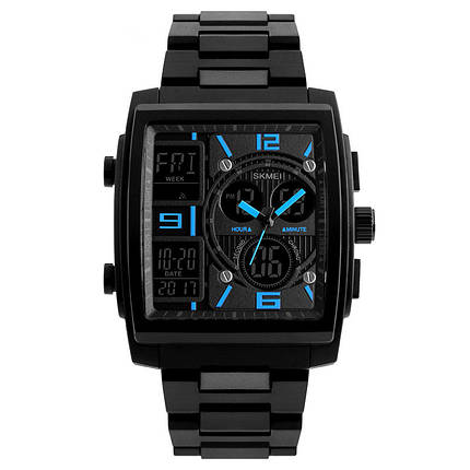 ОРИГІНАЛЬНІ СПОРТИВНІ ЧОЛОВІЧІ ГОДИННИКИ SKMEI (СКМЕЙ) Durable 1274 Blue, фото 2