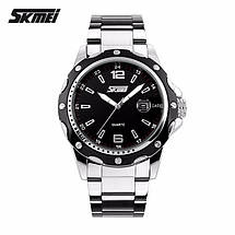 Класичні чоловічі годинники Skmei(Скмей) 0992 S ROBBY STEEL BLACK, фото 2