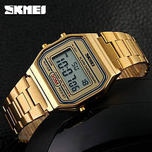 Класичні годинник Skmei(Скмей) POPULAR GOLD / Rose gold 1123, фото 2