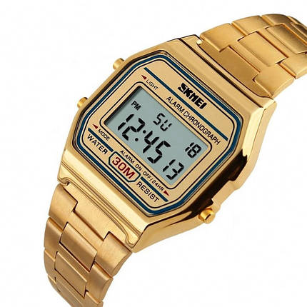 Класичні годинник Skmei(Скмей) POPULAR GOLD / Rose gold 1123, фото 2