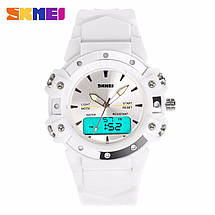 ОРИГІНАЛЬНІ ЖІНОЧІ ГОДИННИКИ SKMEI (СКМЕЙ) EASY II 0821 White, фото 2