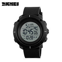 Спортивні чоловічі годинники з крокоміром Skmei (Скмей) 1213 Dekker Black, фото 3
