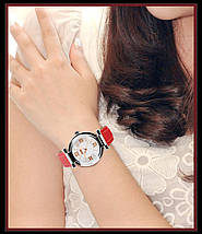 Оригінальні жіночі годинники SKMEI (СКМЕЙ) Elegant 9075 Red, фото 3