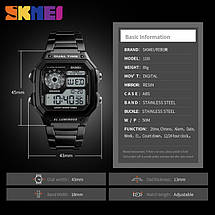 Класичні годинник Skmei(Скмей) Ripple Black 1335, фото 2
