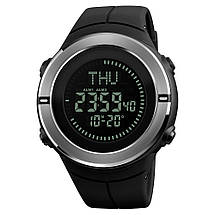 Спортивні чоловічі годинник з компасом Skmei(Скмей) 1294 COMPASS Black, фото 2