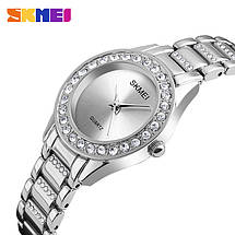 Жіночі годинники !Skmei(Скмей) 1262 Silver, фото 3