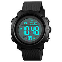 Спортивні чоловічі годинники Skmei (Скмей) 1426 Black White, фото 3