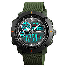 Спортивні чоловічі годинники Skmei (Скмей) 1361Green, фото 3
