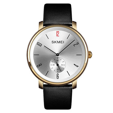 Класичні чоловічі годинники Skmei (Скмей)1398 Black Gold, фото 2