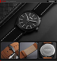 Оригінальні класичні годинник Skmei (Скмей) 9169 Kowboy Black, фото 2