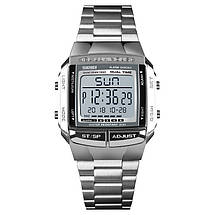 Чоловічі годинники Skmei 1381 Skmei Illuminator silver / black, фото 2