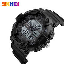 Спортивні чоловічі годинники Skmei 1189 Black White, фото 2