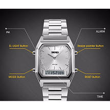 Годинник Skmei(Скмей) Tango silver 1220 Класичні, фото 2