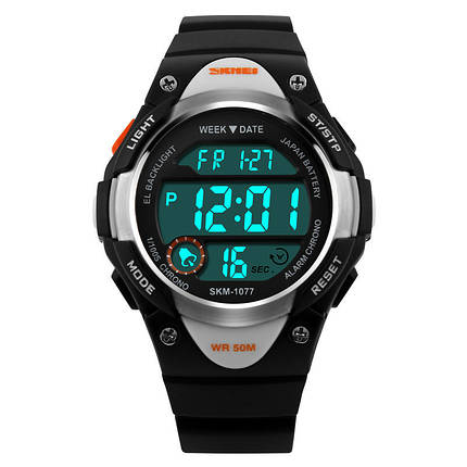 Дитячі годинники ! Skmei 1077 Black, фото 2