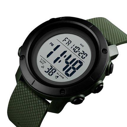 Спортивні чоловічі годинники Skmei (Скмей) 1426 Green White, фото 2