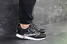 Чоловічі кросівки Reebok,чорно - білі, фото 2