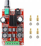Підсилювач TPA3116 2x50 W АУКС регулятор гучності , стерео, фото 3