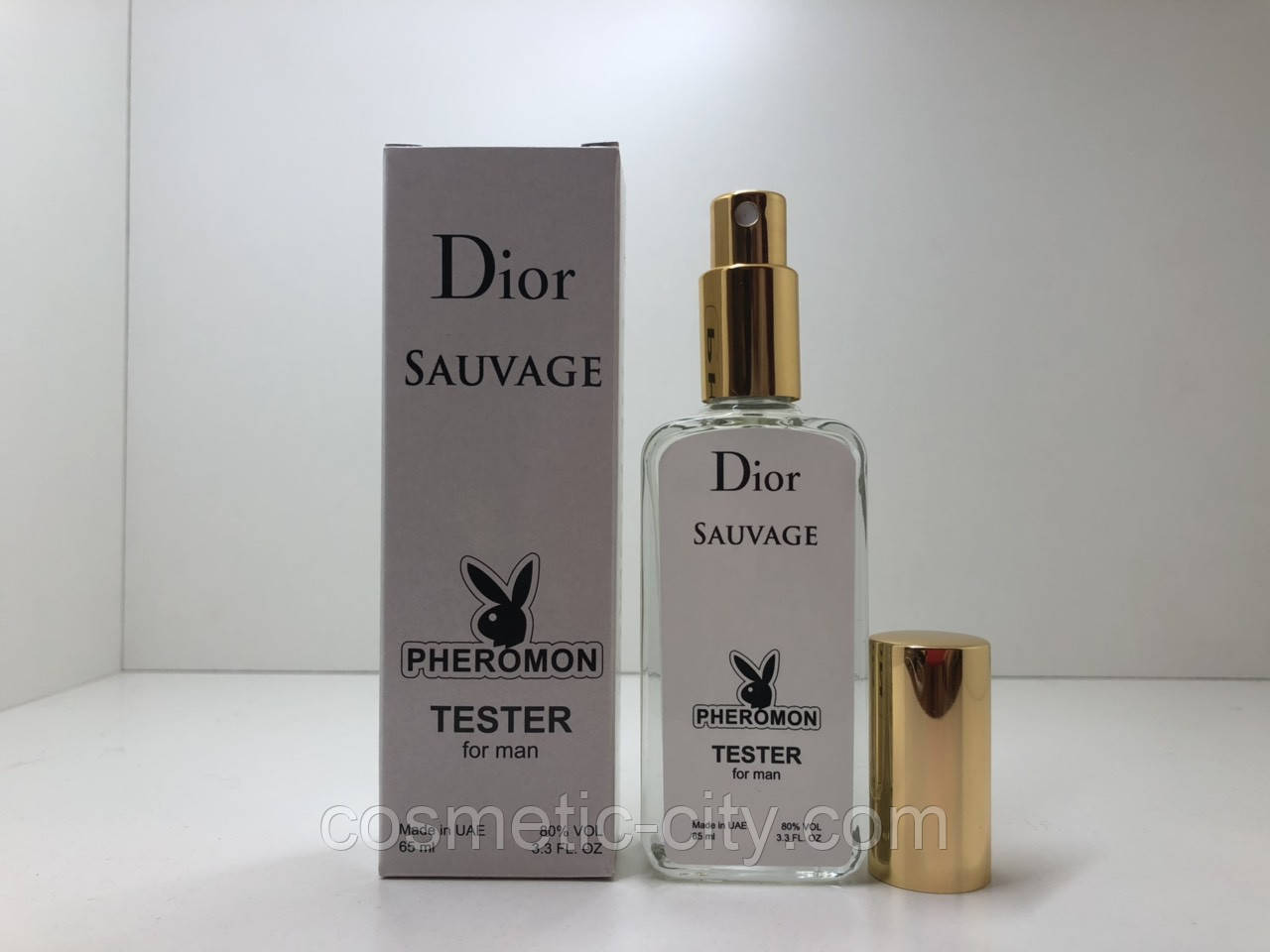 Чоловічий тестер із феромонами Christian Dior Sauvage (Крістіан Діор Саванг), 65 мл