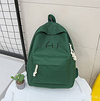 Зеленый рюкзак HI "Привет" новая модель на каждый день