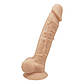 Фалоїмітатор Silexd Tomas Premium Silicone Dildo MODEL 1 size 9" Flesh, 23х4,9 см., фото 2