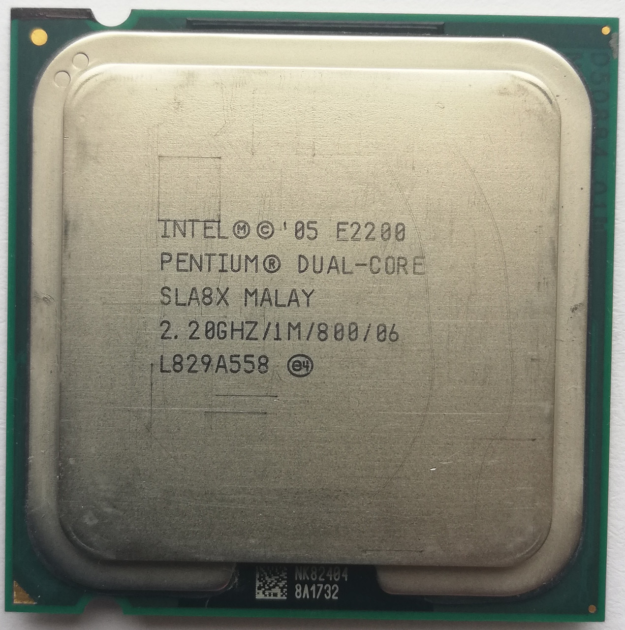 Процесор Intel Pentium E2200 M0 SLA8X 2.20 GHz 1M Cache 800 MHz FSB Socket 775 Б/В