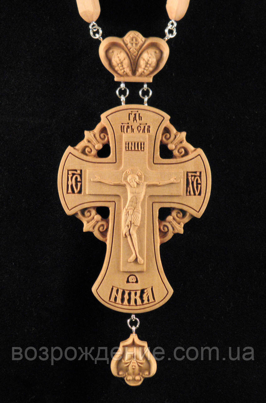 Хрест наперсний нагородний No1 (дерев'яний), фото 1