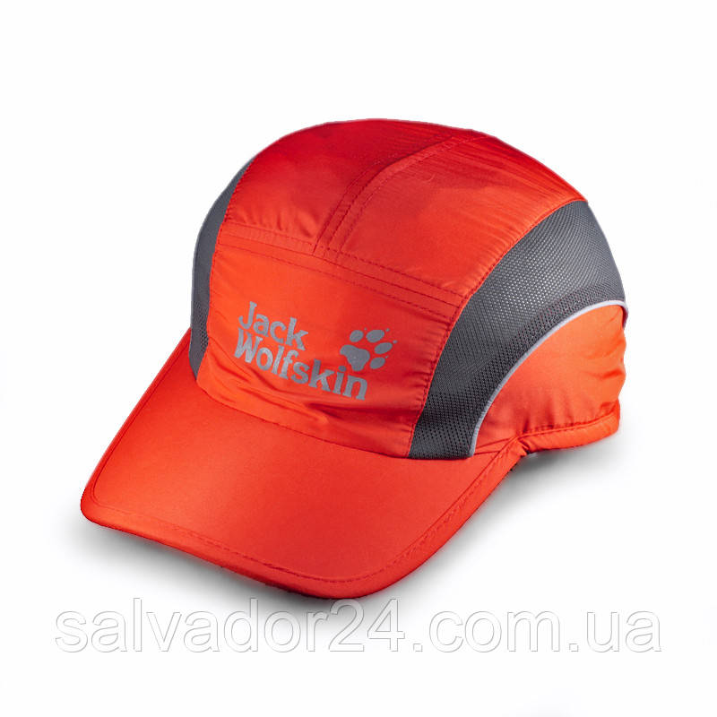 Бейсболка Jack Wolfskin Sport, вологовідштовхувальна червона кепка