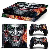 Вінілові наклейки для PS4 і Dualshock Джокер Joker Custom Skin