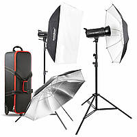 Комплект студійного обладнання Godox SK400II 2-Light Studio Flash Kit (SK400II-E)