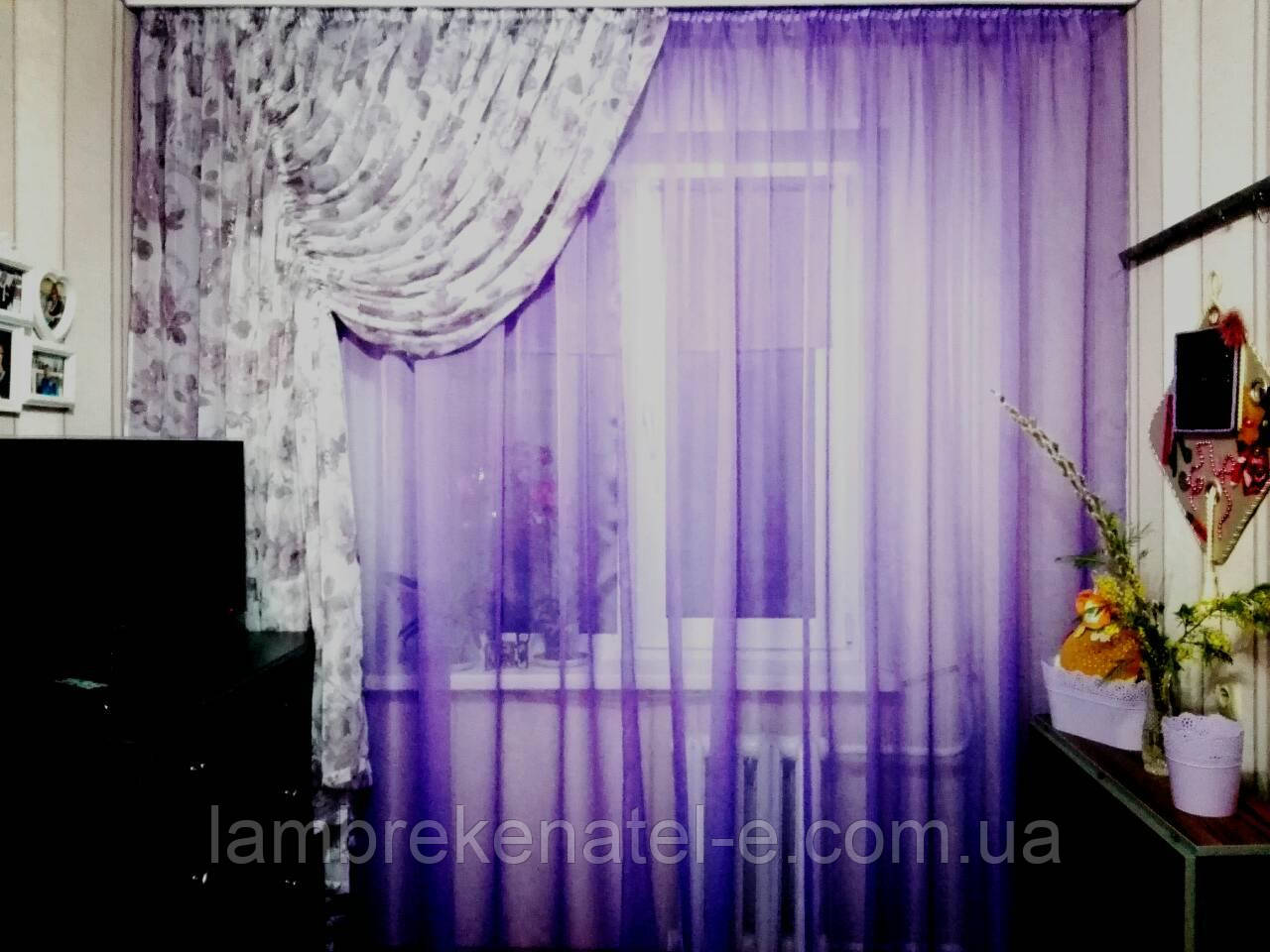 Комплект тюль со шторкой на заказ, фото 1