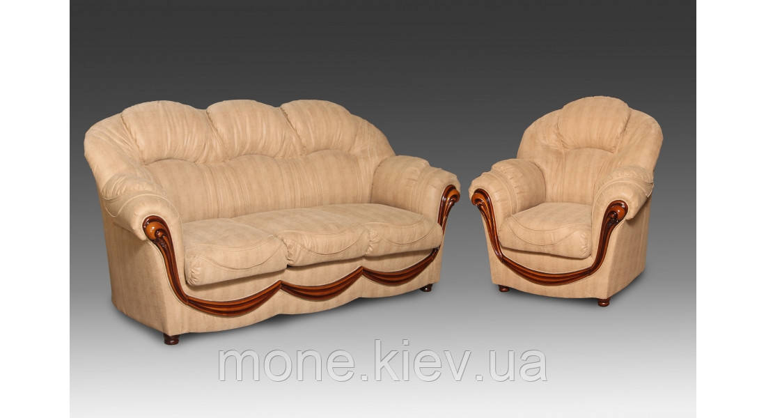 Комплект мягкой мебели для гостиной "Мальта", диван и два кресла (В НАЛИЧИИ), в Киеве - фото 5 - id-p652004980
