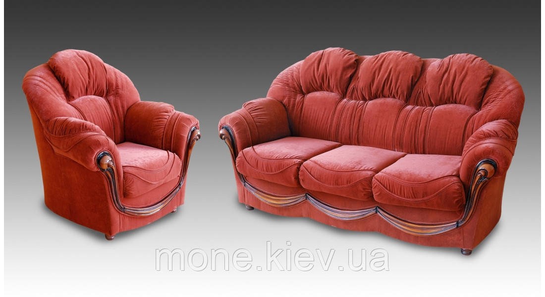 Комплект мягкой мебели для гостиной "Мальта", диван и два кресла (В НАЛИЧИИ), в Киеве - фото 8 - id-p652004980
