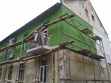 Утеплення фасадів будинків пінопластом та мінеральною ватою