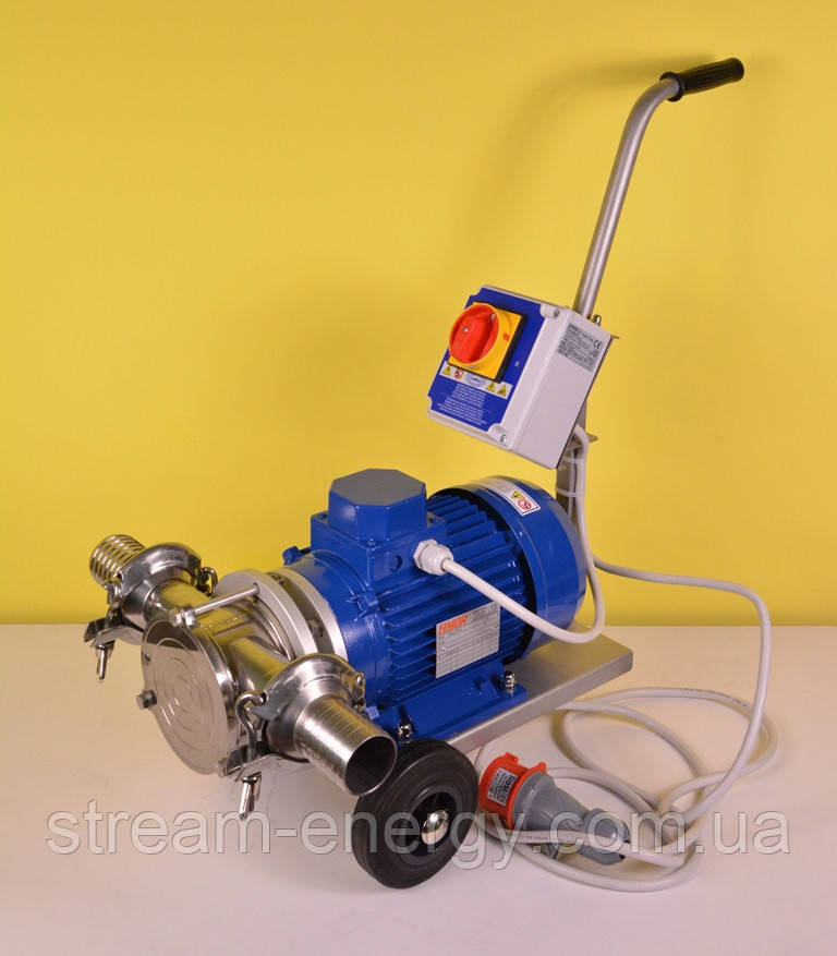 Імпелерний насос для консервів, рибної ікри, кабачкової ікри, супів T110 - 12 м3/г, 380В, фото 1