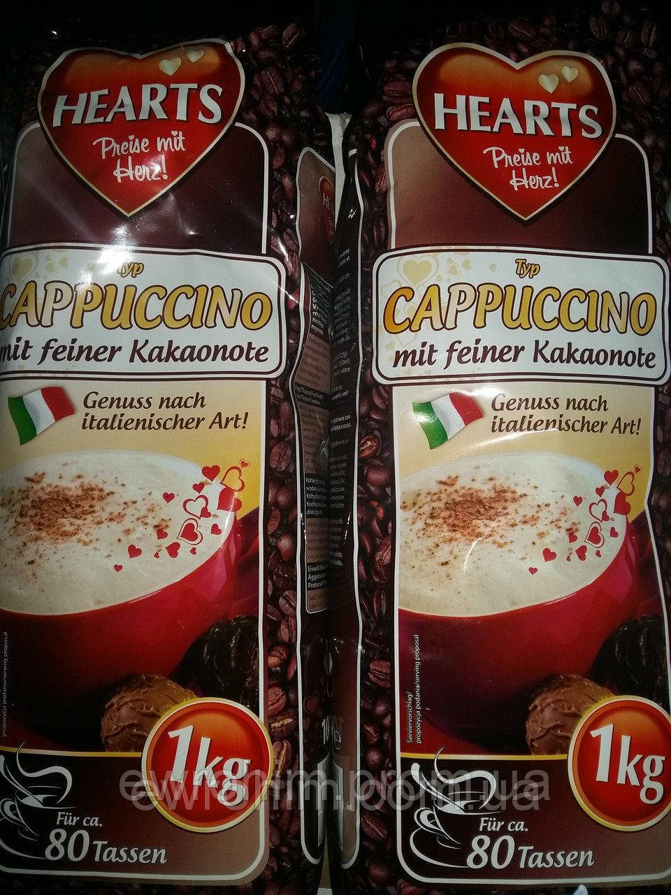 Капучино Hearts Trink-Schokolade Kakaonote, 1 кг - фото 1 - id-p549413352